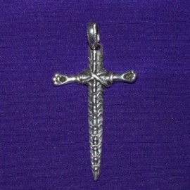 Spinal Cross Silver Pendant